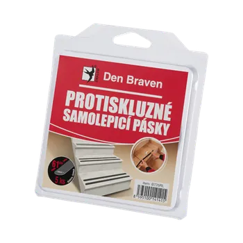 Výstražná páska Protiskluzná samolepicí páska 19 mm, délka 61 cm černá