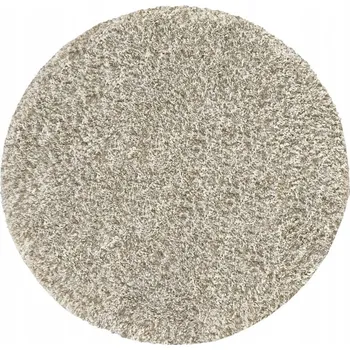 Koberec Koberec Shaggy Kamel Soft kulatý 120x120 ecru