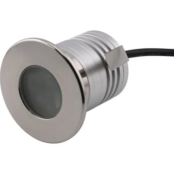 Venkovní osvětlení Vodotěsné LED mini podhledové svítidlo 3W, nerezové Modrá