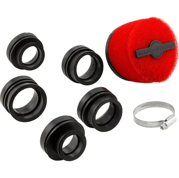Filtr pro motocykl SIP Vzduchový filtr Double Layer 95mm ⌀ 28-43 - červený 40231040