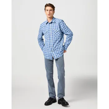 Pánské džíny Pánské jeans Wrangler Greensboro Dusty Blue 112362404 Velikost: W36 / L32