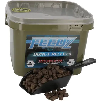 Pelety Starbaits Feedz Donuts s Dírou 2kg Průměr 10mm