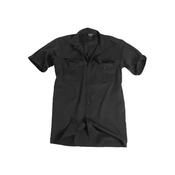 Pánská košile Košile SERVIS krátký rukáv ČERNÁ XXL - Není skladem