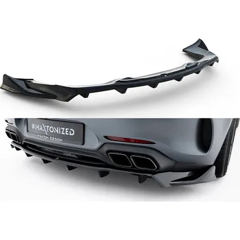 Tuning Zadní splitter (s vertikálními tyčemi) Mercedes-AMG GT C C190 Facelift