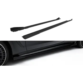 Tuning Boční prahy difuzory Mercedes-AMG CLE 53 C236 (černé + lesklé klapky)