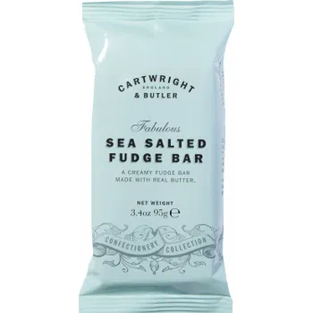 Bonbon Cartwright & Butler Sea Salted Fudge Bar Karamelový fondán s mořskou solí, 95 g