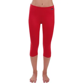 Evona Dámské bavlněné capri LEANA červené S