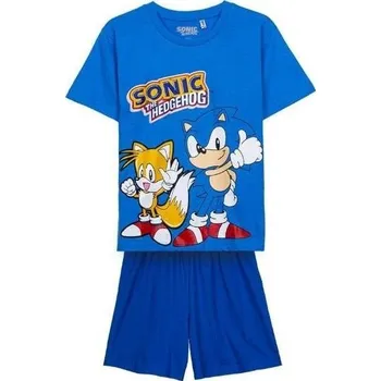 Dívčí pyžamo PYŽAMO SONIC (bílo - modrá), dárkový box Velikost: 6