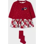 Mayoral Sukně,punčochy a svetr 2817 červený Rozměr: 12 měsíců, 80 cm