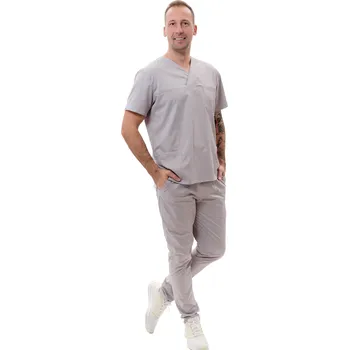 Zdravotnický oděv Perlička® Zdravotnická košile DRAHOŠ Šedá Barva: šedá, Velikost: 56