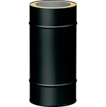 Komíny CZ Nerezová izolovaná roura 180/500/50/0,6mm Povrch: Černý R9005