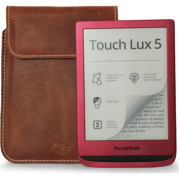 Příslušenství pro čtečku elektronické knihy KOŽENÉ POUZDRO VSUVNÉ PRO POCKETBOOK 616 BASIC LUX2 / 617 LUX3 TOUCH LUX 4/5