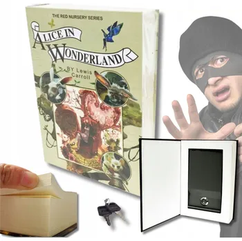 Trezor KNIHA SEJF MINI DOMÁCÍ TREZOR KASIČKA NA PENÍZE