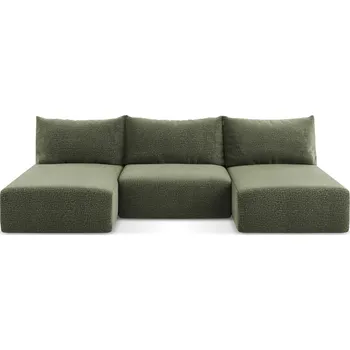 Pohovka Zelená rozkládací/s úložným prostorem rohová pohovka Kalena – Makamii ID_1731128