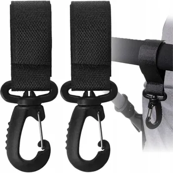 SADA 2 HÁČKŮ NA KOČÁREK S DRŽÁKEM NA NA SUCHÝ ZIP