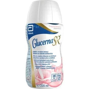Speciální výživa GLUCERNA SR JAHODOVÁ PŘÍCHUŤ perorální roztok 1X220ML