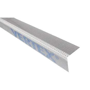 Stavební profil Kombi lišta rohová (PLAST) s tkaninou VERTEX 10 cm × 2,5 m