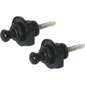 Kytarový popruh Strap-lock na popruh JEREMI SL-100B, černý - pár