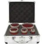 STREND PRO Diamantové vykružovací korunky na obklady korunkové vrtáky sada 5ks 20-68mm M14 TR226640