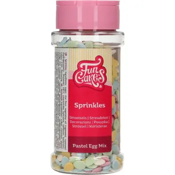 FunCakes Sprinkles - sypání pastelový mix vajíčka 60 g