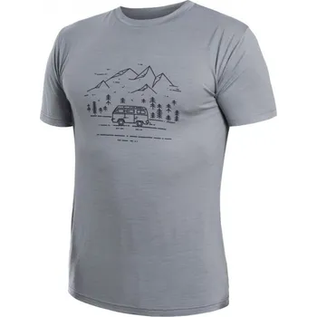 cyklistický dres Triko krátké pánské SENSOR ACTIVE PT VAN LIFE šedé S