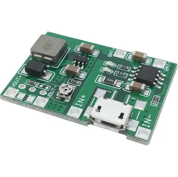 Elektronická stavebnice Nabíjecí modul TP4056 se step up měničem