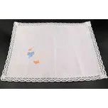 Obdélníkové velikonoční prostírání s vyšitou kačenkou