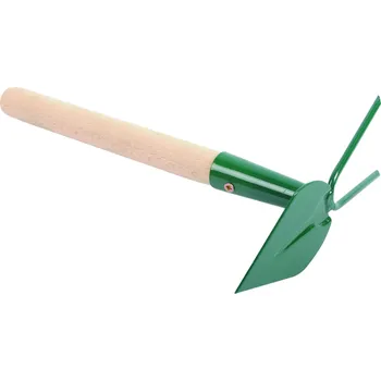 Motyka J.A.D. TOOLS Okopávačka srdcová s násadou 27 cm, 2 hroty