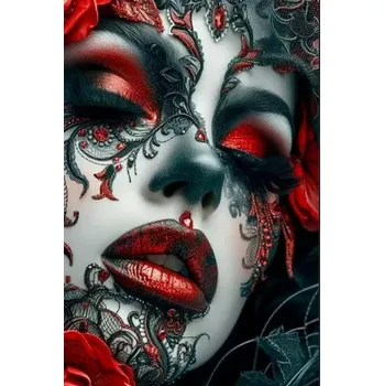 Diamantové malování Diamantové malování/Huacan - Záhadná kráska