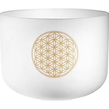 Křišťálová mísa 128 Hz 40 cm Květ života