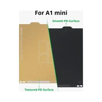 Příslušenství k 3D tiskárně Bambu Lab Dual-Texture PEI Plate - A1 MINI - hladká + texturovaná PEI podložka