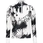 Pánská sportovní mikina premium plus ALTISPORT VOJ/ALM076MI04 BLACK/WHITE XXXL