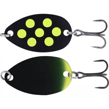 Umělá nástraha Pstruhová plandavka Westin Fidusen Black & Yellow Dots - 2,8 g; 3,2 cm
