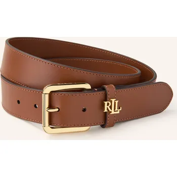 Opasek Lauren Ralph Lauren Dámský Kožený Opasek, hnědá, 85