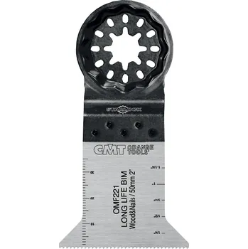 Pilový plátek CMT Starlock Ponorný pilový list BIM s dlouhou životností, na dřevo a hřebíky - 50 mm, 50ks