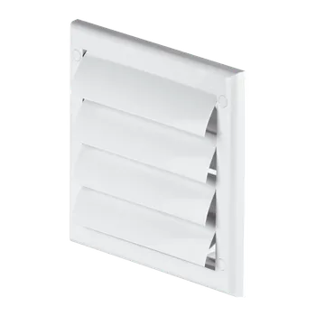 Stavební výplň Mřížka větrací s lamelou 190 × 190 mm, ? 125 mm