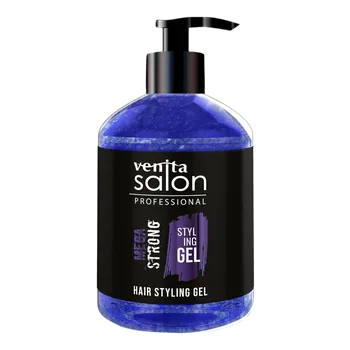 Stylingový přípravek Styling hair gel s pumpičkou extra silný (fialový) 500 ml