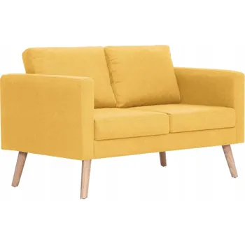 Pohovka Žlutá dvoumístná pohovka 116x70x73 cm