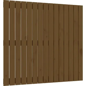 Čelo postele z masivního borovicového dřeva 95,5x90 cm, medově hnědá