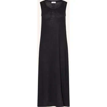 Dámské šaty Darling Harbour Dámské Pletené Šaty Ze Lnu, černá, 38