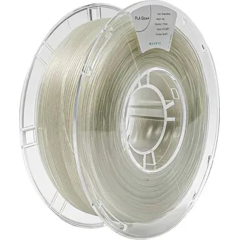 Příslušenství k 3D tiskárně Maertz PMMA-1016-002 PMMA-1016-002 vlákno pro 3D tiskárny PLA filament vysoce lesklý (Glow plus ) 1.75 mm 1000 g zelená, Třpyt 1 ks