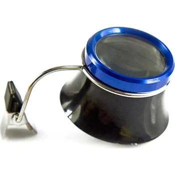 Hodinářská šperkařská lupa na brýle s klipem (5x)