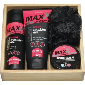 Tělové mléko VIVACO DÁRKOVÁ BEDÝNKA KOSMETIKY MAXX SPORTIVA HOT