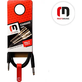 Audio kabel Kabel audio Jack 6,3 ST / Jack 6,3 M 2x - 1m