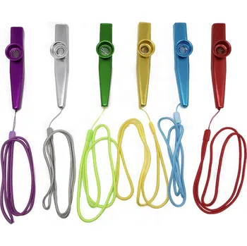 Foukací harmonika Kazoo kovové K-1/WB