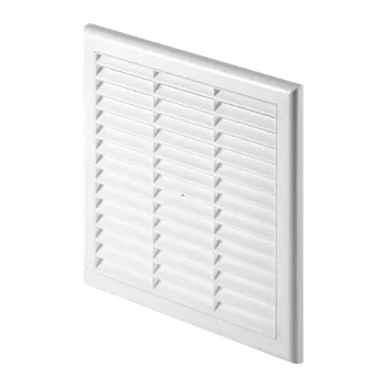 Stavební výplň Mřížka větrací s rámem a síťovinou 300 × 310 mm