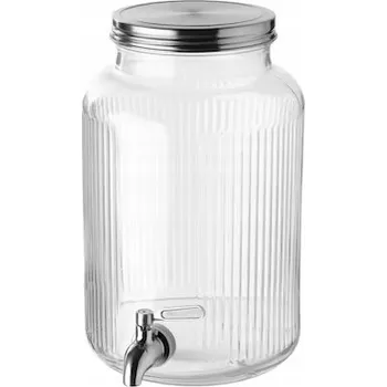 Sklenice Skleněná zavařovací sklenice IKEA Vardagen 5 l