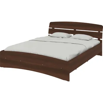 Postel Slevadoma Postel MILANA 160x200 Barva: ořech - tmavý