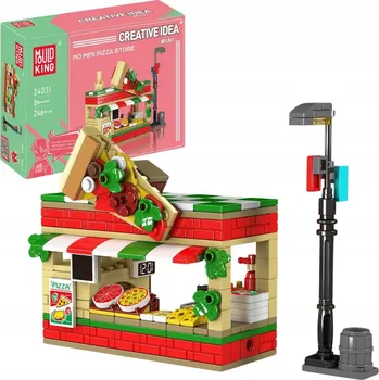 ostatní stavebnice Mini Sada Pizzerie - Stavebnice 24031 MOULD KING 246 dílů