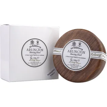 D.R. Harris Arlington mýdlo na holení v misce z mahagonového dřeva 100 g
